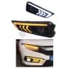 Honda Civic Mustang Audi Style DRL Cover 2016-2021 thumbnail 1
