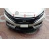 Honda Civic Turbo Grill Piano Black 3 Pieces 2016-2021 thumbnail 3