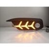 Honda Civic Fog Lamp DRL Cover V3 Mustang Style 2016-2021 thumbnail 3