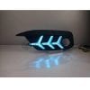 Honda Civic Fog Lamp DRL Cover V3 Mustang Style 2016-2021 thumbnail 2