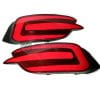 Honda Civic Rear Bumper Brake Lamp Lava Style 2016 - 2021 thumbnail 2