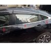 Honda Civic Chrome Weather Strips 2016-2021 thumbnail 4