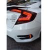 HONDA CIVIC REAR CHROME BUMPER LIGHT TRIM 2016-2021 thumbnail 10