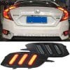 Honda Civic Back Bumper Light Mustang Style Smoke LED 2016-2021 thumbnail 1