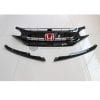 Honda Civic SI grill with Eyelid with Logo 2016-2021 thumbnail 2