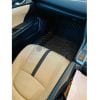 Honda Civic 9D Diamond Floor Mats Black with Grey Grass 2016-2021 thumbnail 5