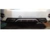 Honda Civic Bumper Diffuser Double Exhaust White 2016-2021 thumbnail 2