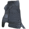 Toyota Fortuner 9D Diamond Floor Mats Black Grey Stitch with Grey Grass 2012-2015 thumbnail 3