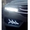 Honda Civic Fog Lamps DRL Cover Arrow Style 2016-2021 thumbnail 5