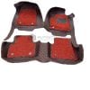 Honda Civic 9D Floor Mats Black Red Grass 2016-2021 thumbnail 2