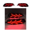 Honda Civic Rear Bumper LED Light Lamborghini Style V2 2016-2021 thumbnail 1
