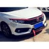 Honda Civic Modulo Grill Red Trim 2016-2021 thumbnail 3