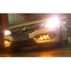 Honda Civic Fog Lamps DRL Cover Arrow Style 2016-2021 thumbnail 2