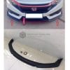 Honda Civic Front Bumper Double Splitter V2 3pc 2016-2021 thumbnail 1