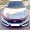 Honda Civic Modulo Grill Red Trim 2016-2021 thumbnail 2