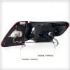 Toyota Corolla Eagle Eyes Red Smoke LED Back Light 2012-2014 thumbnail 5