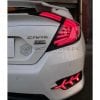 Honda Civic Sequential Running Lava Tail Lamps V2 2016-2021 thumbnail 1