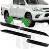 Toyota Hilux Revo Door Moulding Black 2016-2019 thumbnail 1