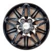 Silver And Black Wheel Cover - 14 Inches thumbnail 1