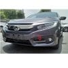 Honda Civic Front Fog Lamps Chrome Trim 2016-2021 thumbnail 4
