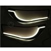Toyota Hilux Revo LED Headlights Cover Black 2016-2019 thumbnail 1