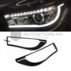 Toyota Hilux Revo LED Headlights Cover Black 2016-2019 thumbnail 2