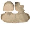 Honda Civic Reborn 7D Diamond Floor Mats Beige With Beige Stitch 2006-2012 thumbnail 3
