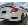Honda Civic Rear Side Splitters Carbon Fiber 2016-2021 thumbnail 3