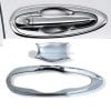 Toyota Hilux Revo Door Handle Chrome Trim 2016-2019 thumbnail 1