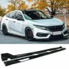 Honda Civic KS Style Side Skirt Extension 2016-2021 thumbnail 1