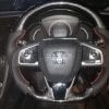 Honda Civic Carbon Fiber Steering Wheel 2016-2021 thumbnail 12
