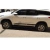 Toyota fortuner Matt Black Silver Big Door Moulding V3 2016-2023 thumbnail 5