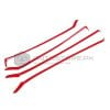 Honda Civic Interior Door Panel Strip Carbon Fiber with Red 2016-2021 thumbnail 2