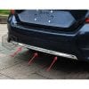 Honda Civic Back Bumper Chrome 2016-2021 thumbnail 1