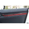 Honda Civic Interior Door Panel Strip Carbon Fiber with Red 2016-2021 thumbnail 6