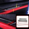 Honda Civic Interior Door Panel Strip Carbon Fiber with Red 2016-2021 thumbnail 7