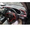 Honda Civic FC Carbon Fiber Dashboard Red Trim 2016-2021 thumbnail 4