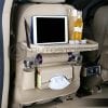 Back Seat Organizer Leather Beige Color V2 thumbnail 1