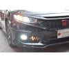 Honda Civic SI Mesh Grill Glossy Black 2016-2021 thumbnail 13