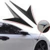 Honda Civic FC Black Fender Eyebrow Vent V Trim 2016-2021 thumbnail 1