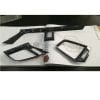 Honda Civic Inner Air Vent Carbon Fiber Trim 3Pcs 2016-2021 thumbnail 7
