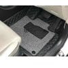 KIA Sportage 9D Diamond Floor Mats Black Grey Stitch With Grey Grass 2019-2021 thumbnail 6
