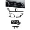 Honda Civic Dashboard and Inner Air Vent Carbon Fiber Trim Set 2016-2021 thumbnail 1