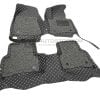 KIA Sportage 9D Diamond Floor Mats Black Grey Stitch With Grey Grass 2019-2021 thumbnail 2