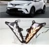Toyota CHR Front Bumper LED DRL Covers 2017-2019 thumbnail 1