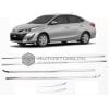 Toyota Yaris Chrome Weather Strip 6 Pcs 2020-2023 thumbnail 1