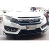 Honda Civic Front Splitter Glossy Black 2016-2021 thumbnail 3