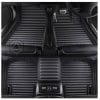 Honda Civic 7D Floor Mats Horizontal Stitch Black 2016-2021 thumbnail 1