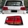 Toyota Land Cruiser LC200 Rear Tail Lamps Sequential Smoke 2016-2021 thumbnail 1