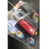 Double Buckle Seat Belt Clips Red & Black thumbnail 2